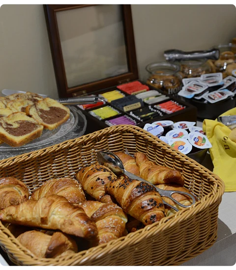 Le petit-déjeuner buffet du Loggiato