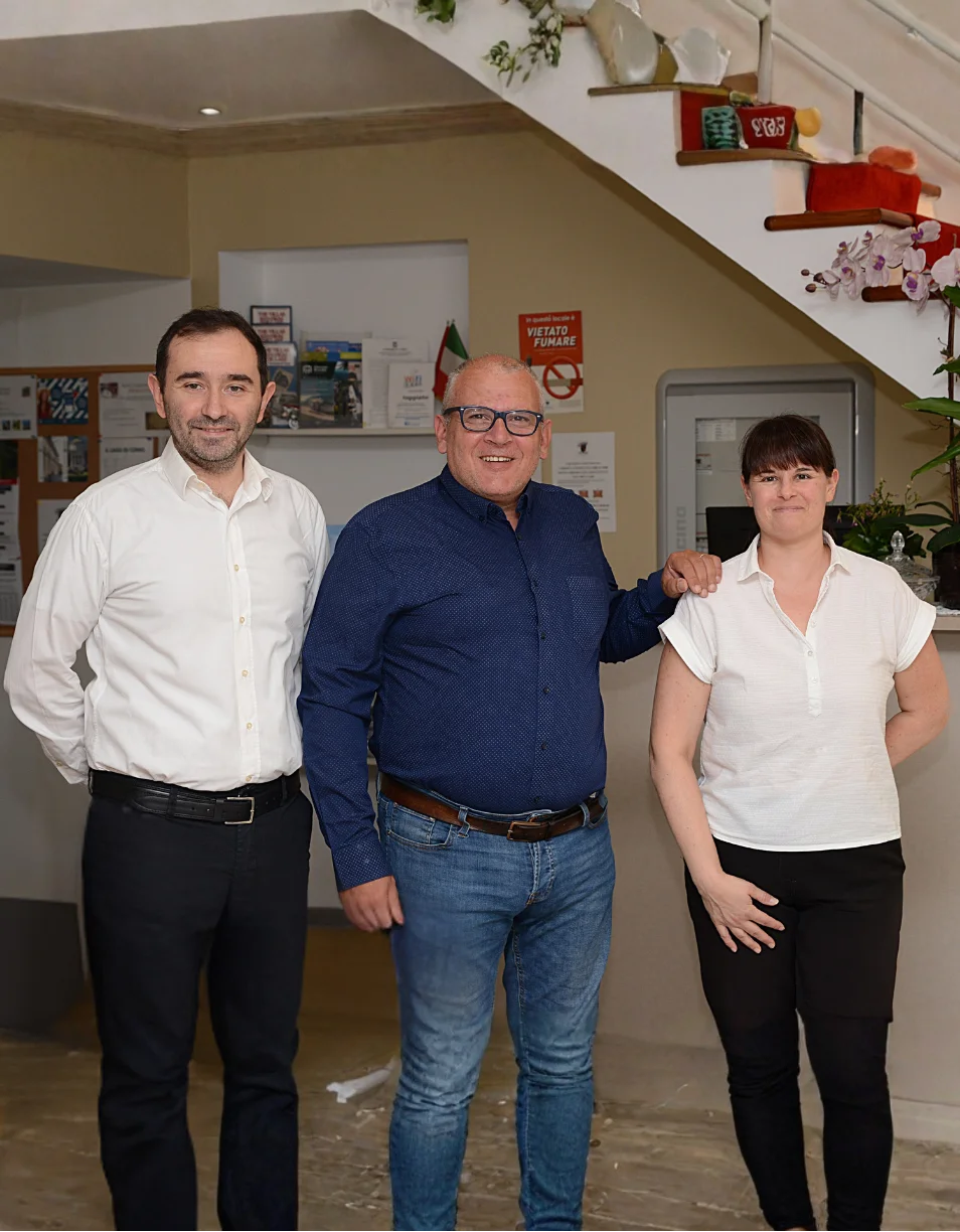 Das Team des Il Loggiato dei Serviti